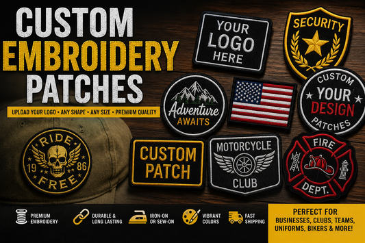 Custom Embroidered Patches | Upload Your Logo