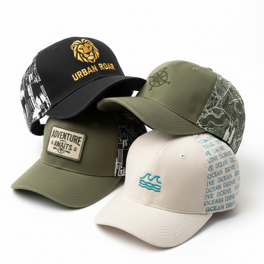 Custom Caps | Embroidered & Printed | Upload Your Logo
