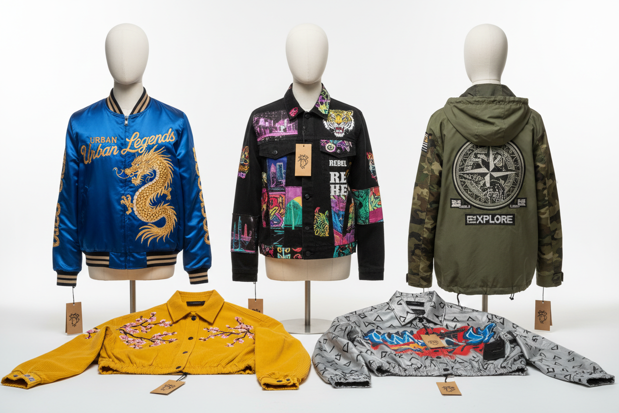 Custom jackets | Embroidered & Printed | Upload Your design